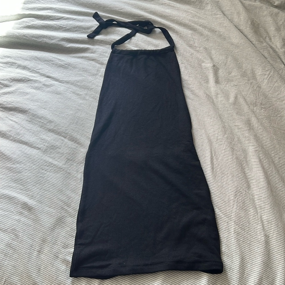 Lioness halter open back mini dress